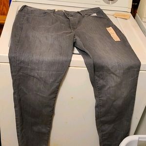 High rise skinny jeans